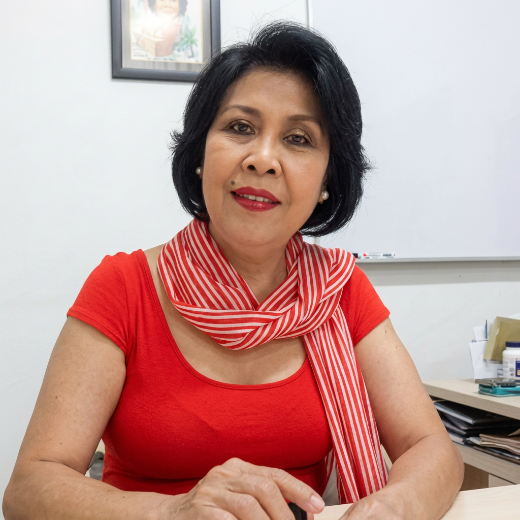 Portrait of Ira Sudargo, Managing Director of AETS Indo Pacific